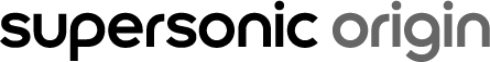 Logotyp för Dyson Supersonic Origin.