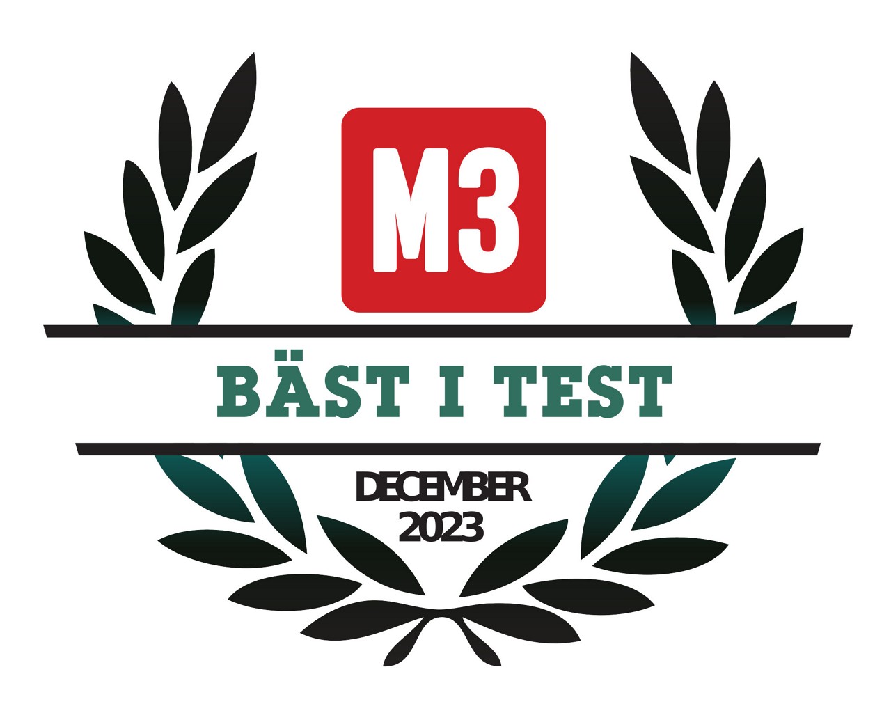 M3 bäst i test december 2023